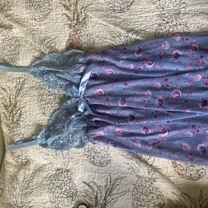 Beautiful purple and blue slip dress